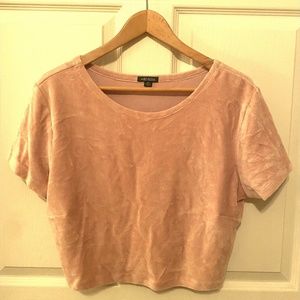 Wild Fable Velvet Crop Top